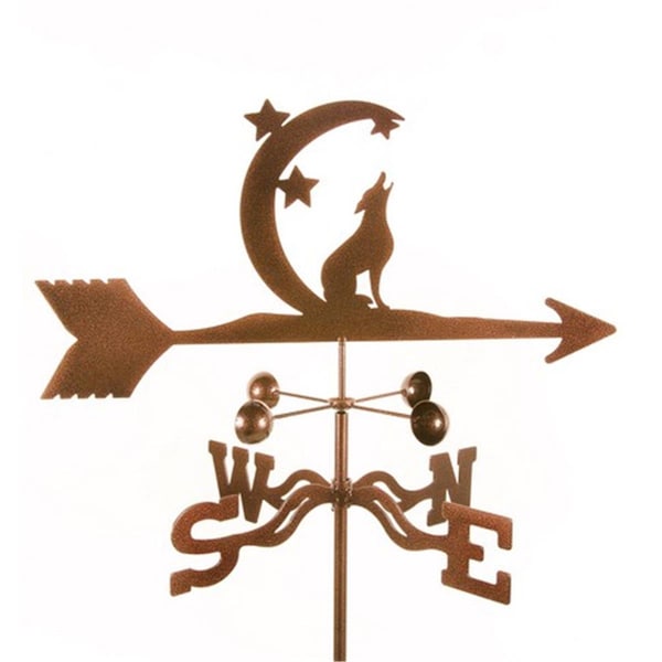 Ez Vane EZ Vane EZ1306-RF Coyote with Moon & Stars Weathervane - Roof Mount EZ1306-RF - main